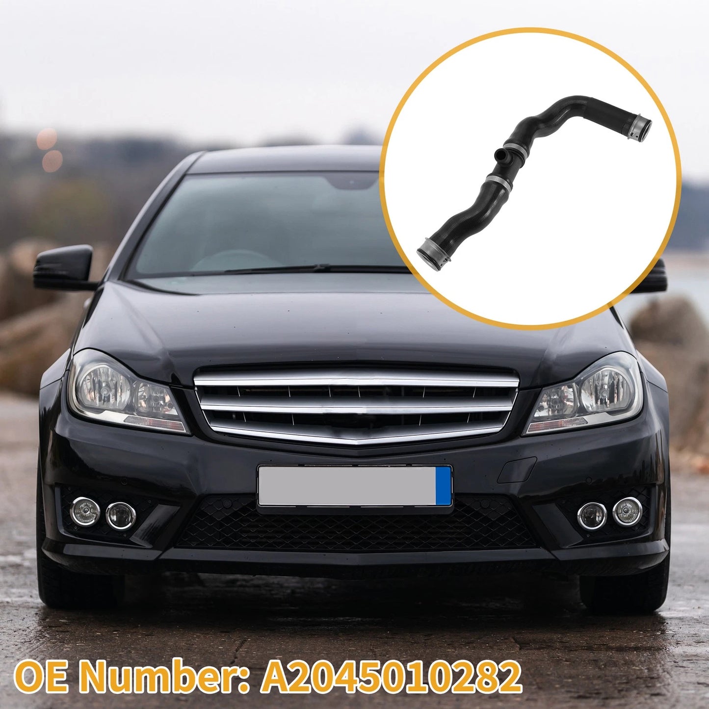 Radiator Hose for Mercedes-Benz C-Class S204 W204 (2007–2014) A2045010282