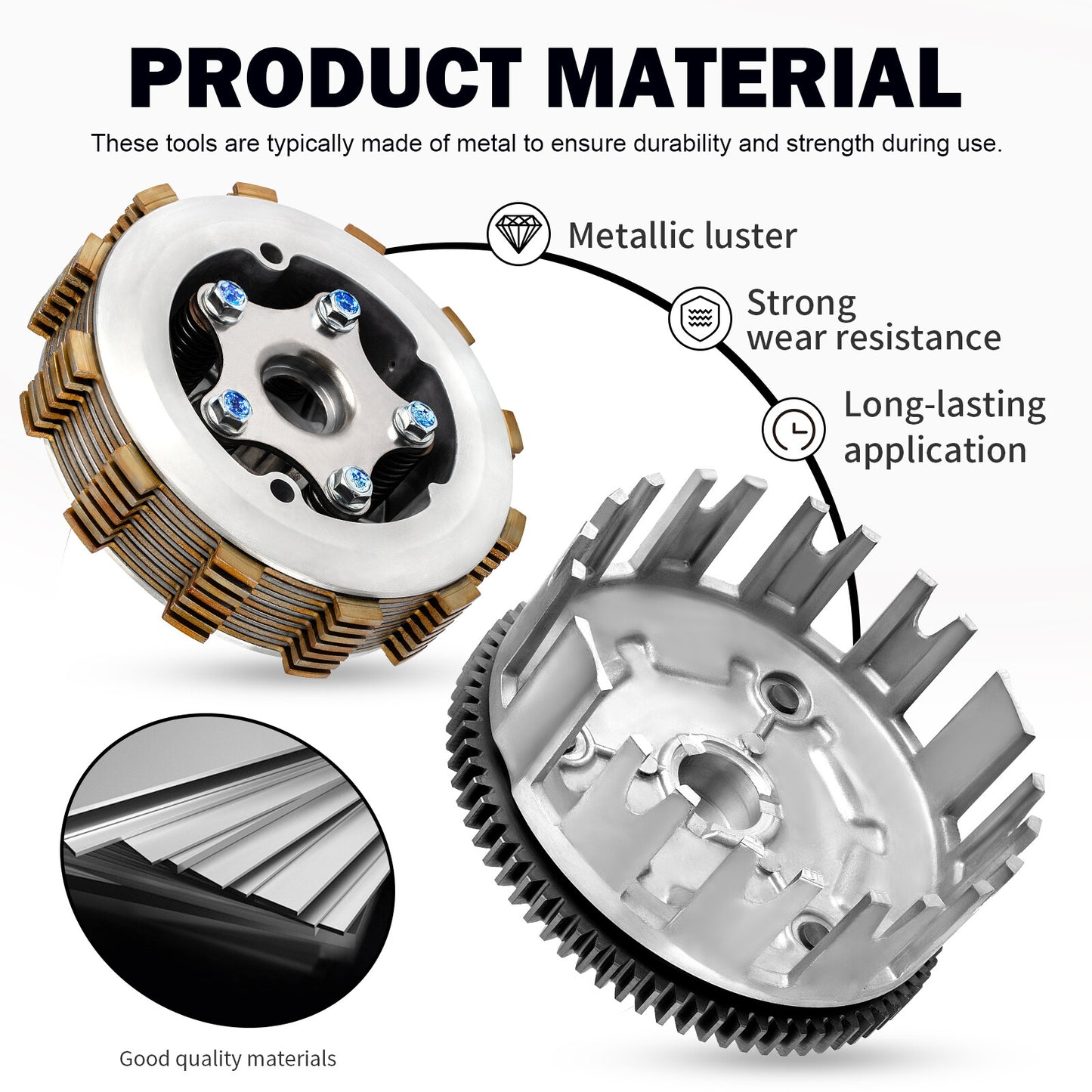 Clutch Kit Assembly for Yamaha Warrior 350 (1987–2004)