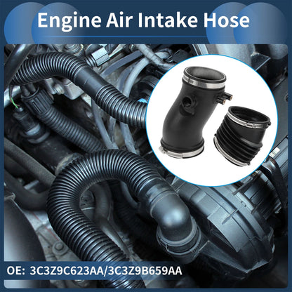 2X Engine Air Intake Hose for Ford F-250 Super Duty (2003–2007) No.3C3Z9C623AA