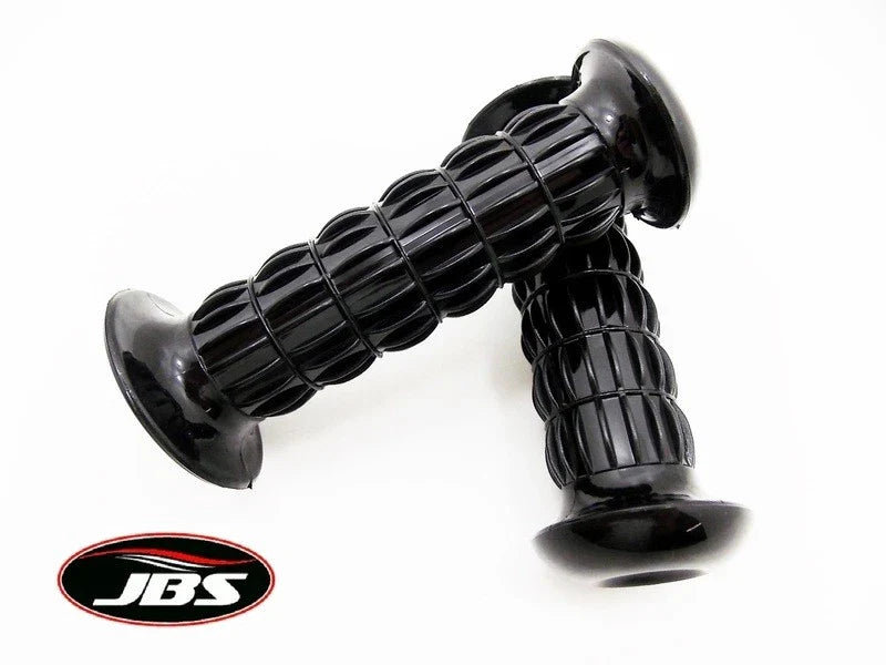 Black Hand Grip Set for KAWASAKI Z1 (1973-1975) - Left & Right Pair