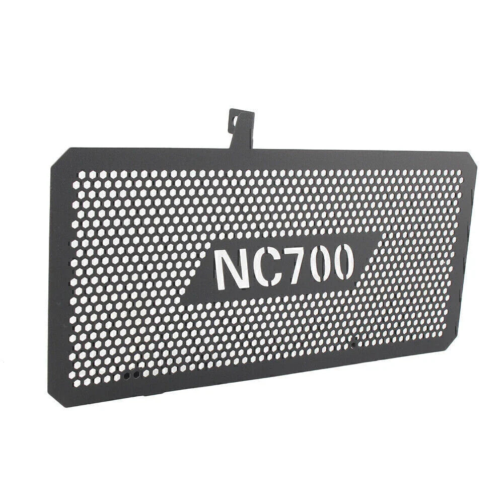 Black Front Radiator Engine Cooler Grill Cover for Honda NC700X NC700S (2012-2018)