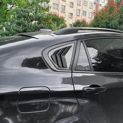 Rear Side Window Louver Vent Cover Trim Add-On for BMW X6 (2008–2014)