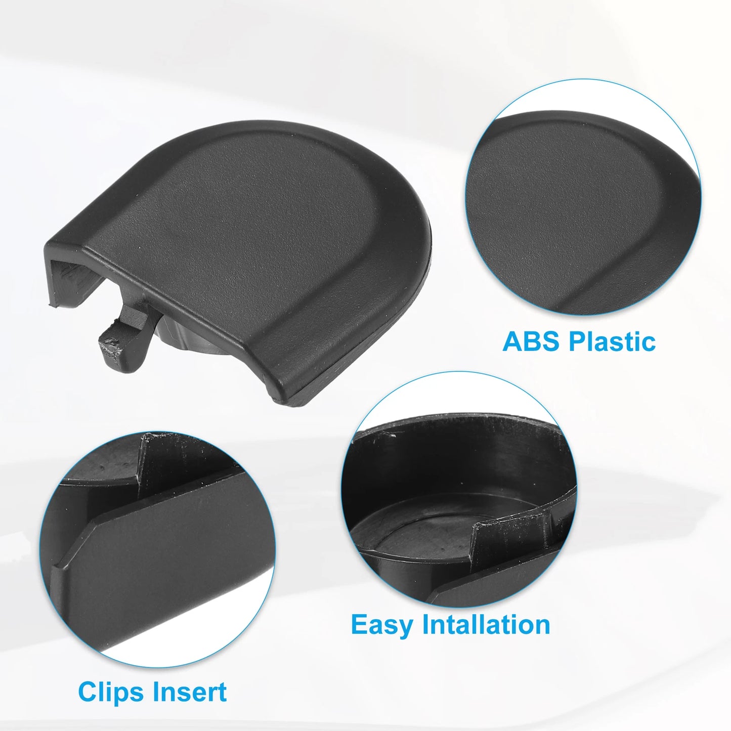 Wiper Arm Nut Cover Cap for Honda Civic (2006–2011) - Black