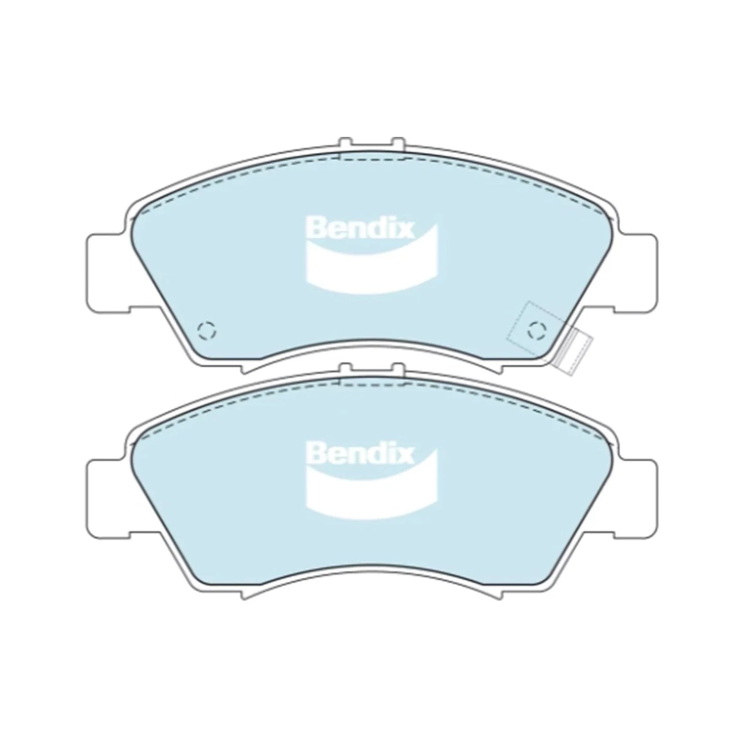 GCT Front Disc Brake Pad Set for Honda Jazz GD (2002 - 2008)