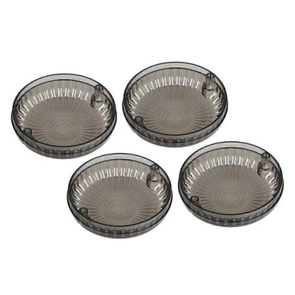 4x Smoke Turn Signal Lens Cover for Yamaha Road Star/V Star 1100/Vmax 1200 (2000-2017)