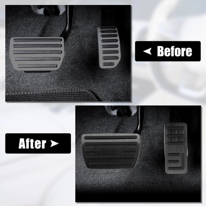 2 Pcs Foot Pedal Cover Non-Slip Metal for Honda HR-V Vezel (2014–2021)