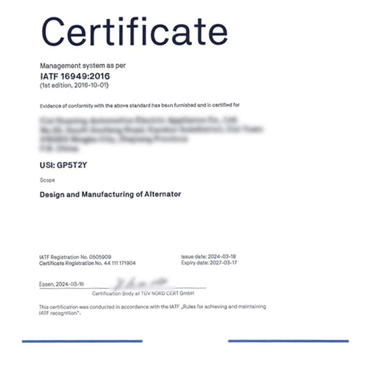 1 PIN Alternator for Hyundai Venue 1.6L (2020-2023) - 110A, 37300-2M317