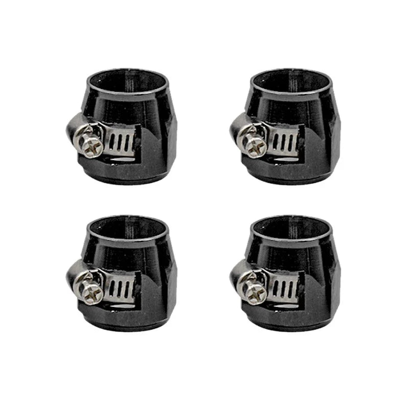 4 x AN10 Car Fuel Hose Finisher Clamps for Universal ( Specified)