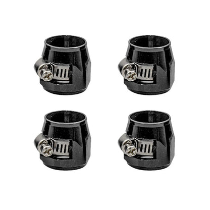 4 x AN10 Car Fuel Hose Finisher Clamps for Universal ( Specified)