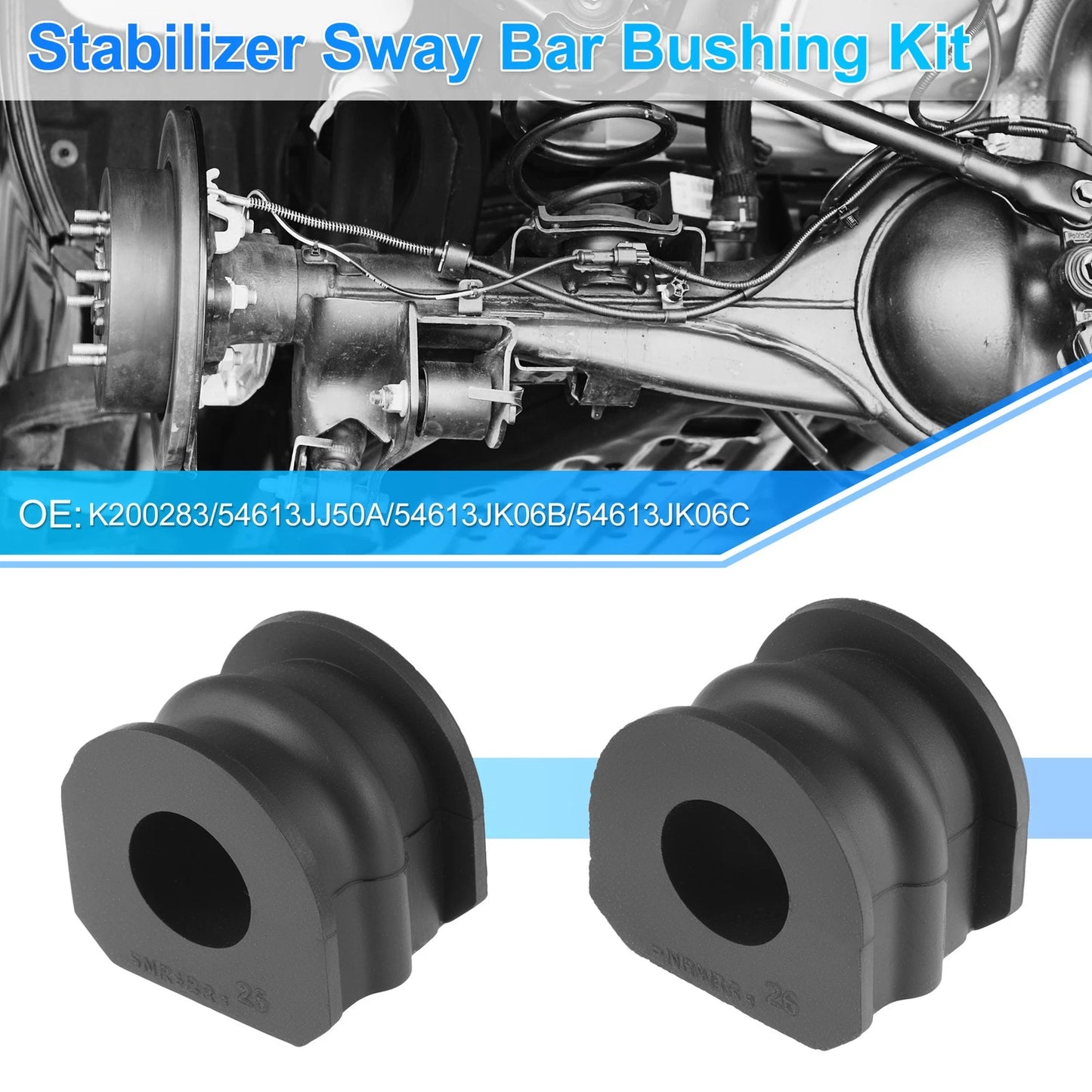 2X Stabilizer Sway Bar Bushing Kit for Infiniti G25 (2011–2013) K200283