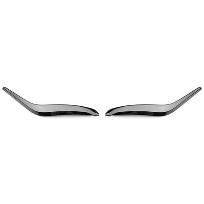 Rear Window Louver Shutter Cover Trim for BMW X4 F26 (2014–2018) Carbon Fiber Black