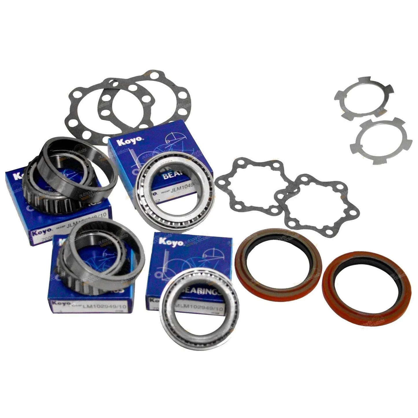 2 x LH+RH Wheel Bearing Kit for Toyota Landcruiser HDJ100 UZJ100 (1998–2007)
