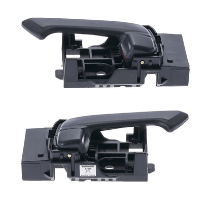 Set of 4 Inner Door Handles Black for Holden Rodeo RA (2003–2008)