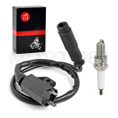 Ignition Coil Spark Plug Cap for Kawasaki Bayou 400 (1993–1999)