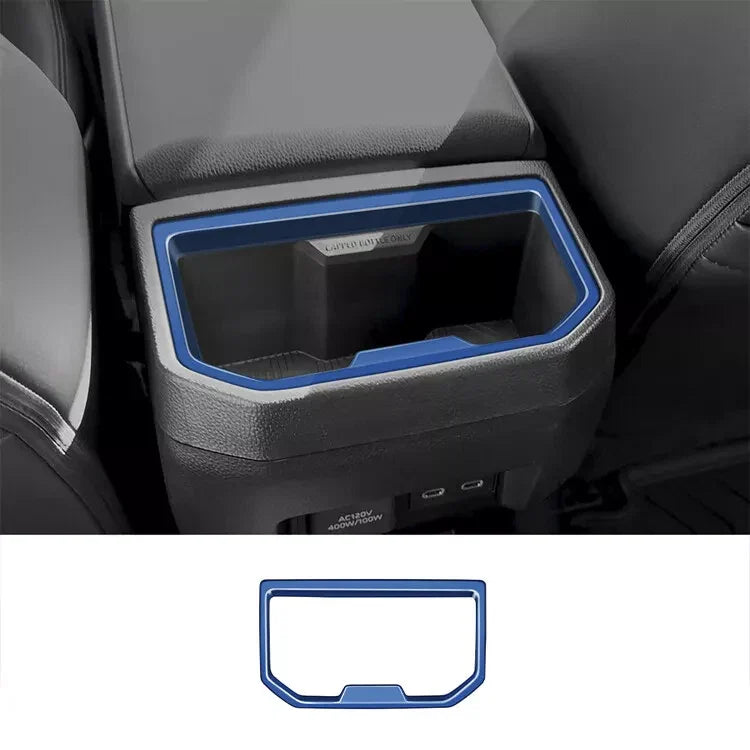 15x ABS Blue Interior Accessories Cover Trim for Toyota Tacoma (2024–2025)