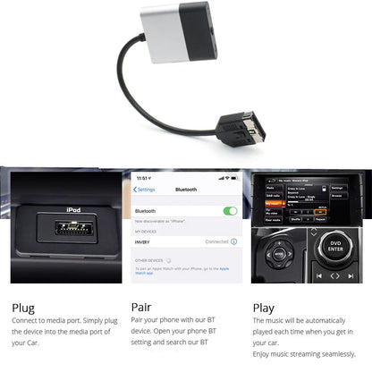 Bluetooth AUX Adapter 30pin for Land Rover Range Rover (2002-2012)