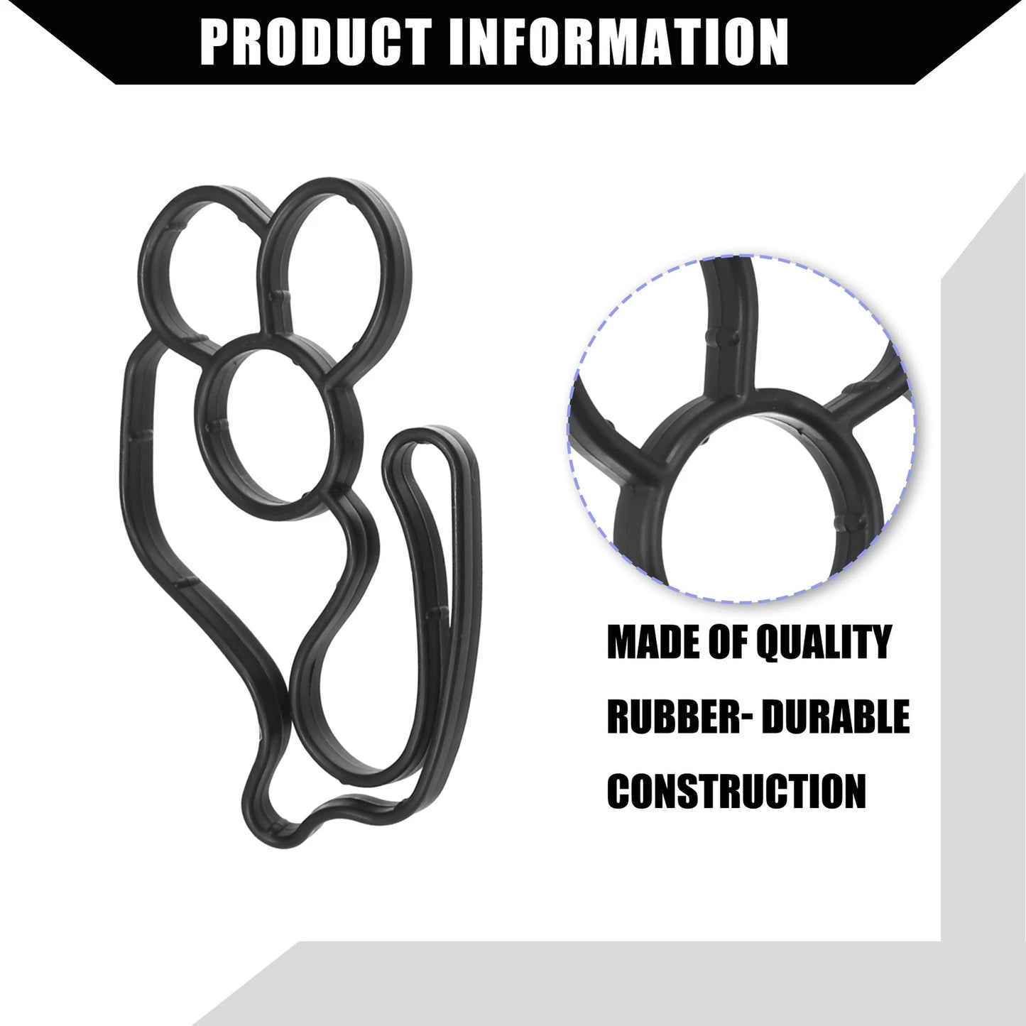 Set of 1 Oil Cooler Gasket for BMW 328d (2014–2018) No.11428580681