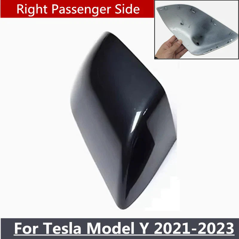 1PC Right Passenger Side Mirror Cover Cap for Tesla Model Y (2021–2023)