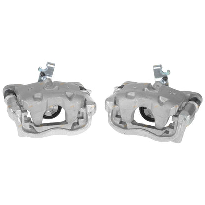 LH + RH Rear Disc Brake Calipers + Pads for Mazda 3 BM BN (2014 - 2019)