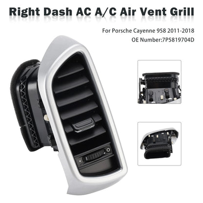 Right Dash AC Air Vent Grill 7P5819704D for Porsche Cayenne 958 (2011–2018)