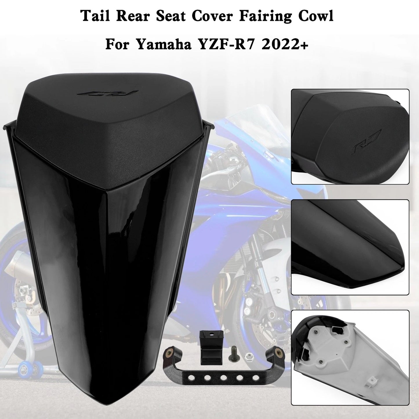 Rear Seat Cover Fairing for Daytona 660 (2024–2025) White