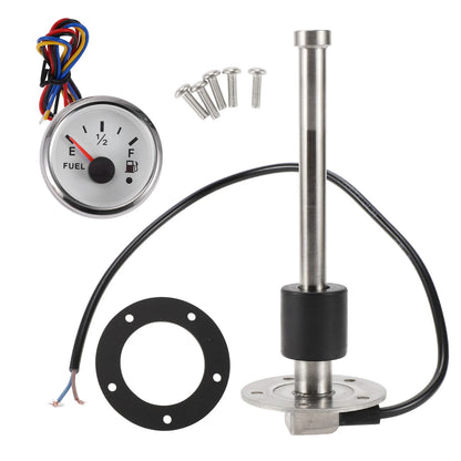 Fuel Sending Unit and Gauge Kit 240-33 Ohm for Boat Car Vehicle
