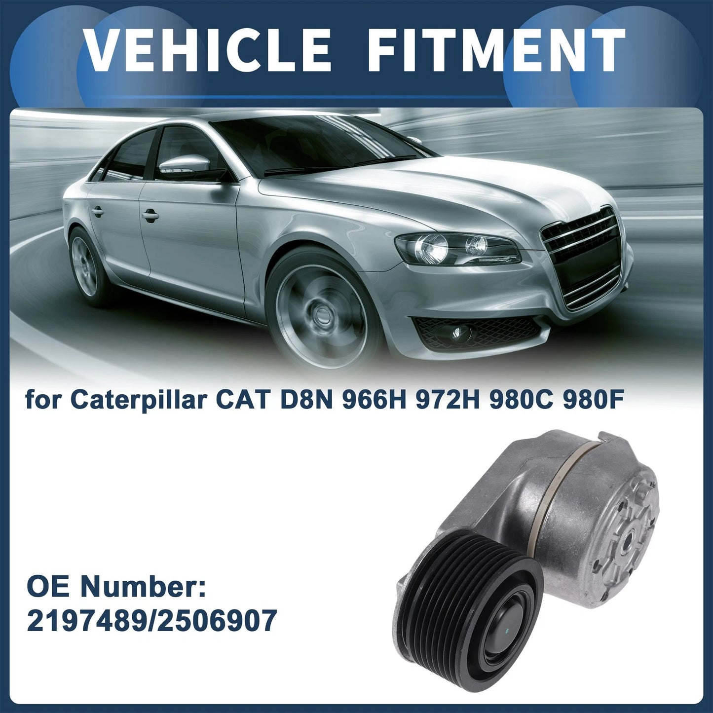 Belt Tensioner for Caterpillar CAT D8N 966H 972H 980C 980F (No.2197489)