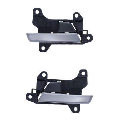 2X Silver Inner Door Handle for Hyundai Elantra (2016–2020)
