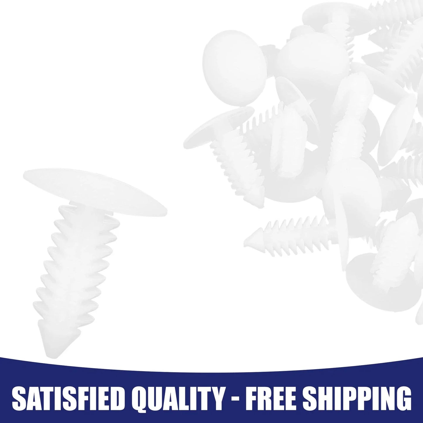 White Expansion Trunk Clips for Honda (40)