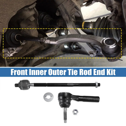 4 x Auto Front Inner Outer Tie Rod End Links Suspension for Dodge Caravan