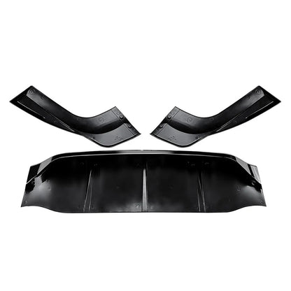 Rear Bumper Spoiler Lip for Mercedes Benz GLC Coupe 2023-2024 Carbon Look