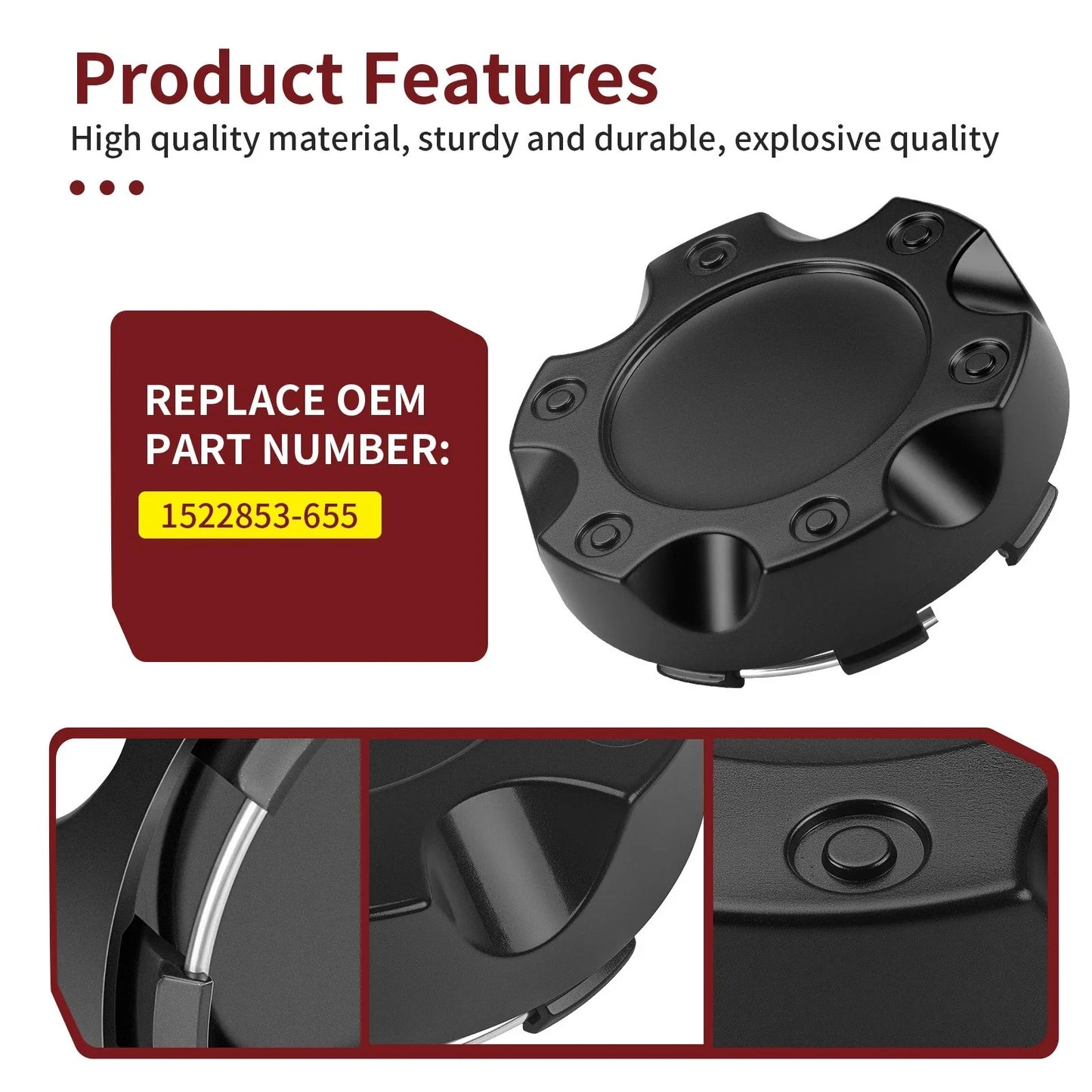 Wheel Center Cap for Polaris RZR XP 1000 (2017–2020)