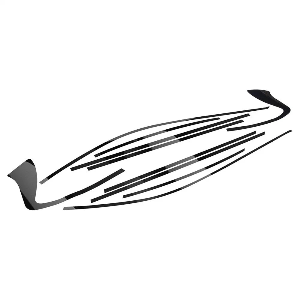 Chrome Blackout Overlay Window Trim for Infiniti Q50 Q50S (2014-2023)