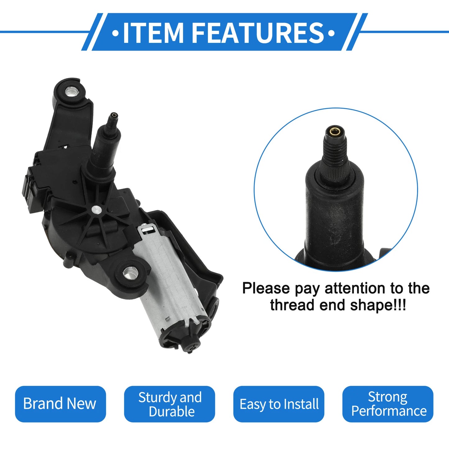Rear Windshield Wiper Motor for BMW 1 Series E81 (2008–2012) No. 67636921959