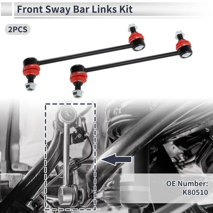 Front Stabilizer Bar Links for Hyundai Tucson (2005–2009) No.K80510, Set of 2