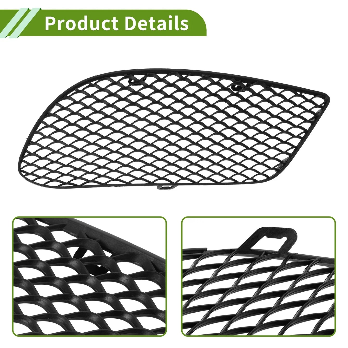 Front Right Fog Light Grill for Mercedes Benz E350 (2014-2017)