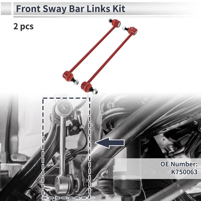 Set of 2 Front Stabilizer Bar Links for Land Rover Range Rover (2003–2012) No.K750063