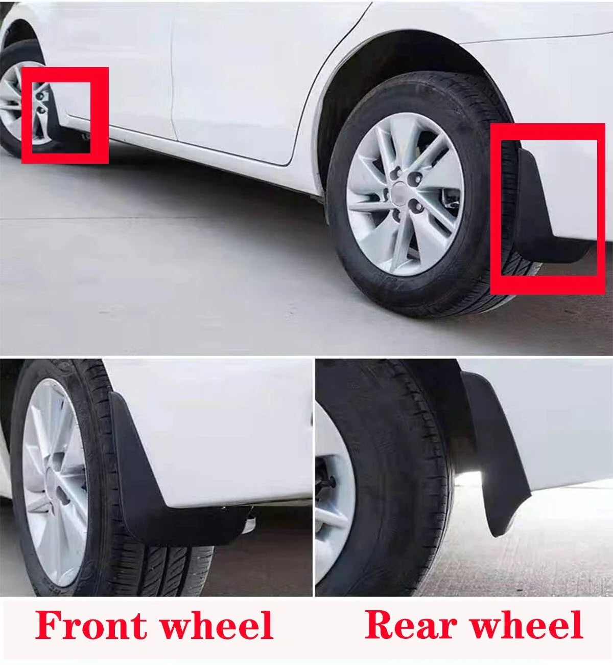 4pcs Mudguards Splash Guards & Mud Flaps for Cadillac XT5 (2025–2026)