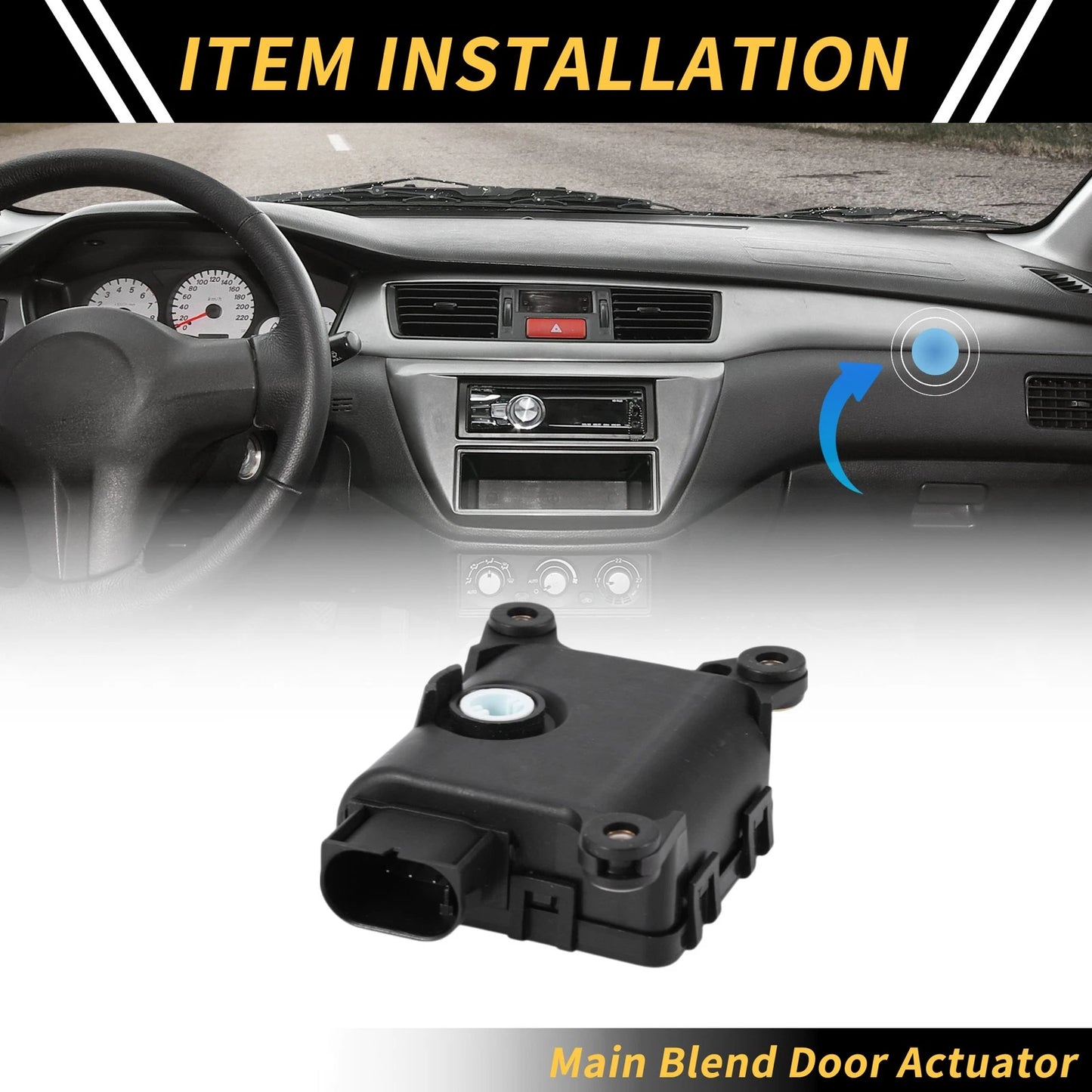 HVAC Heater Blend Door Actuator for Mercedes-Benz Truck (1986–2006) No. 0008290601