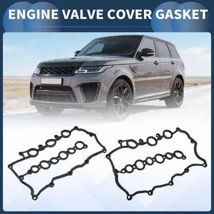 2X Engine Valve Cover Gasket Kit for Land Rover 2.7 3.0L V6 Diesel (LR166341)