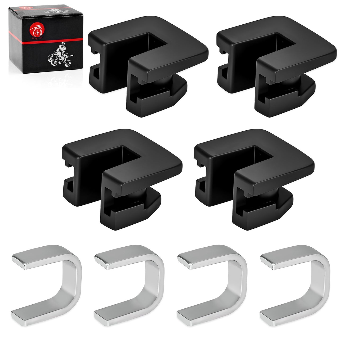 Set of 4 Primary Clutch Sliders with Spacer for Yamaha Grizzly 600 (1998–2001)