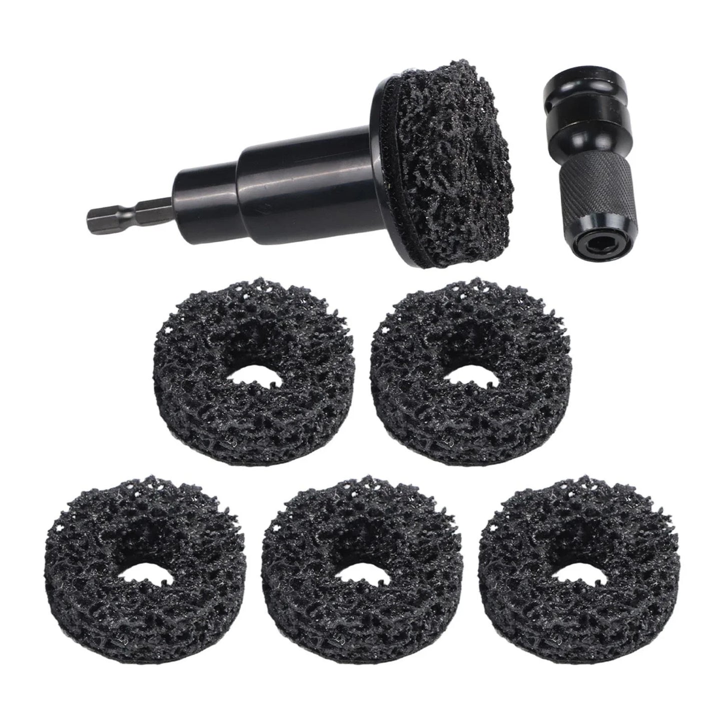8PCS Automotive Tool Set for Rust Removal on Brake Discs and Hub Shafts