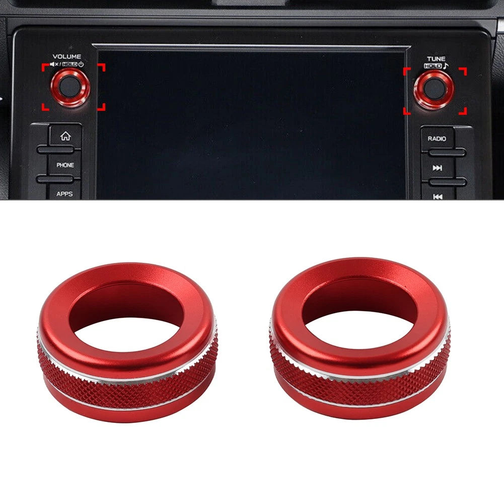 Center Console Volume Switch Knob Ring for Toyota GR86, Subaru BRZ (2021–2024)