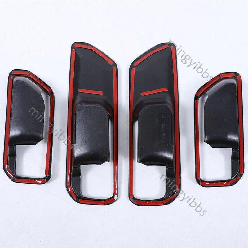 Inner Door Handle Bowl Cover Wood for Toyota Prado Land Cruiser (2024–2025)