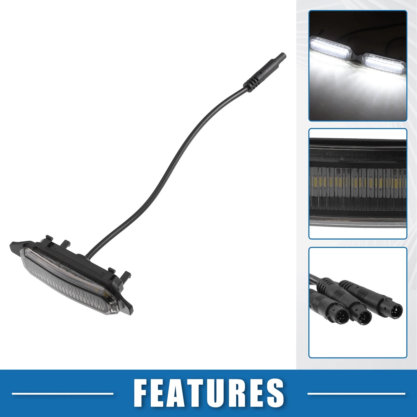 Front Grille LED Lights Set for Toyota RAV4 (2019–2022) White LED