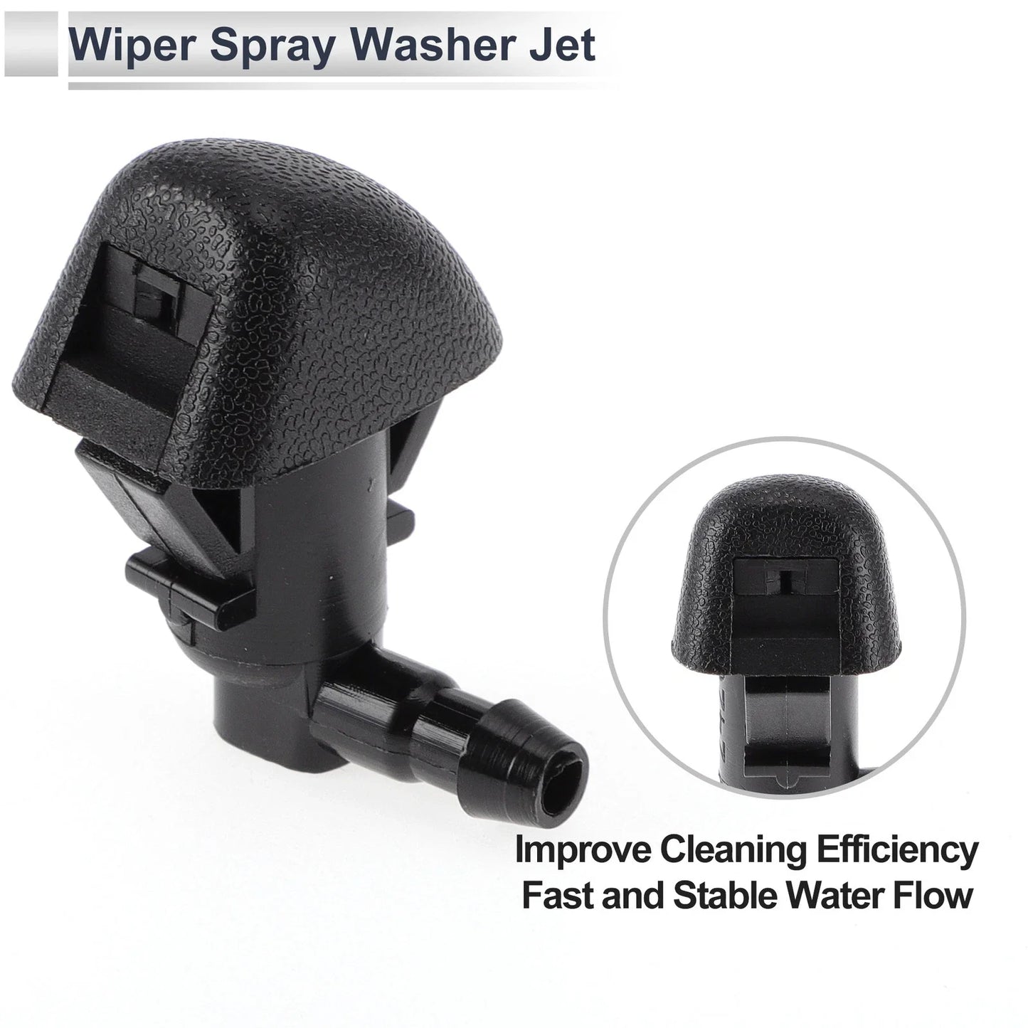 Washer Nozzle & 6 x Hose Connectors for Honda