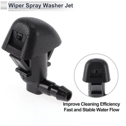 Washer Nozzle & 6 x Hose Connectors for Honda