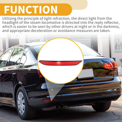 Rear Left Bumper Reflector No. 17A945105 for Volkswagen Jetta (2019–2021)