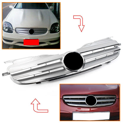 Front Upper Grill for Mercedes Benz SLK Class R170 W170 (1998-2004)