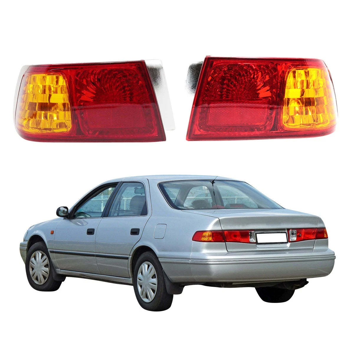 Rear Corner Tail Light Lamp Pair for Toyota Camry (1997–2001)